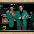 Phil Mickelson Tiger Woods Masters  Signed Autographed Photo Poster Print Memorabilia A2 16.5x23.4""