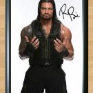 Roman Reigns Leati Anoa'i  Signed Autographed Photo Poster Print Memorabilia A2 16.5x23.4""