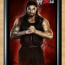Roman Reigns Leati Anoa'i  Signed Autographed Photo Poster Print Memorabilia A2 16.5x23.4""