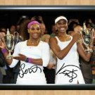 Serena Venus Williams Wimbledon  Signed Autographed Photo Poster Print Memorabilia A2 16.5x23.4""