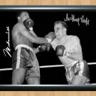 Sir Henry Cooper Muhammad Ali 1963 Signed Autographed Photo Poster Print Memorabilia A2 16.5x23.4""