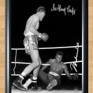 Sir Henry Cooper Muhammad Ali 1963 Signed Autographed Photo Poster Print Memorabilia A2 16.5x23.4""
