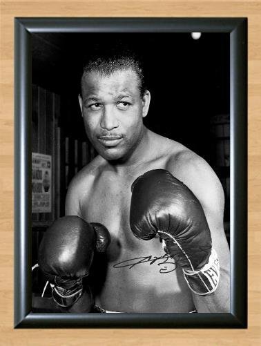 Sugar Ray Robinson Signed Autographed Photo Poster Print Memorabilia A2 16.5x23.4""
