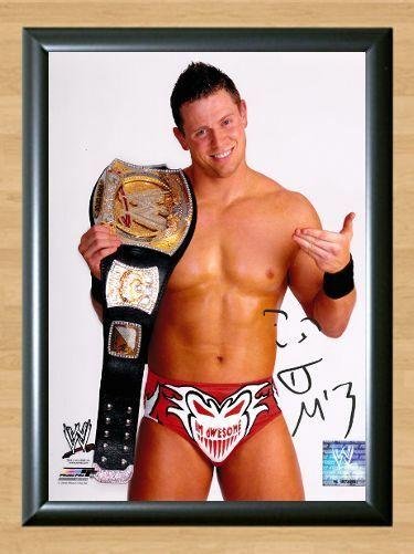 The Miz Michael Mizanin  Signed Autographed Photo Poster Print Memorabilia A2 16.5x23.4""