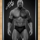 The Rock Dwayne Johnson  Signed Autographed Photo Poster Print Memorabilia A2 16.5x23.4""