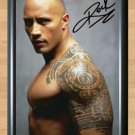 The Rock Dwayne Johnson Tattoo  Signed Autographed Photo Poster Print Memorabilia A2 16.5x23.4""