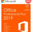 Microsoft Office 2019 Professional Plus 64 bit genuine download with key for 1 PCs