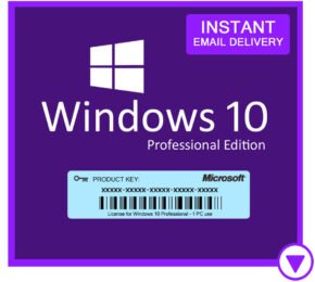 Windows 10 pro 32 64 bit License key genuine instant delivery