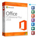 Microsoft Office 2016 Professional Plus 64 bit genuine download with key for 1 PCs