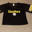 Franklin | Steelers Kids Black Crop Top