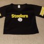 Franklin | Steelers Kids Black Crop Top