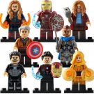 8pcs Avengers Endgame Captain Marvel Tony Stark Ancient One Valkyrie Minifigures