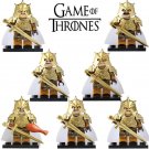7pcs The Kingsguard Game Of Thrones Arys Jaime Lannister Meryn Trant Minifigures