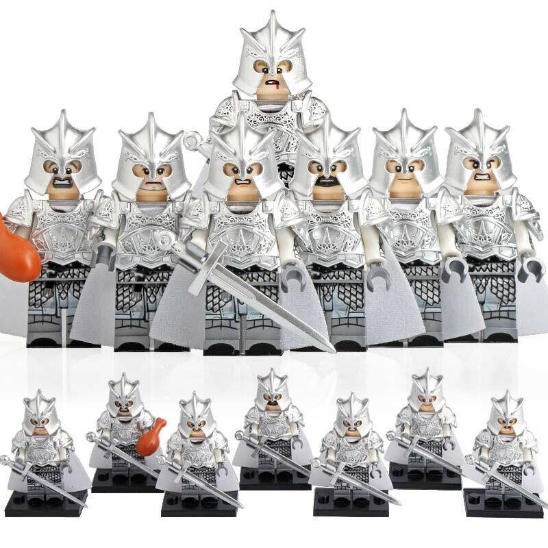 7pcs/set Game Of Thrones Kingsguard Knights Selmy Mandon Jaime Minifigures
