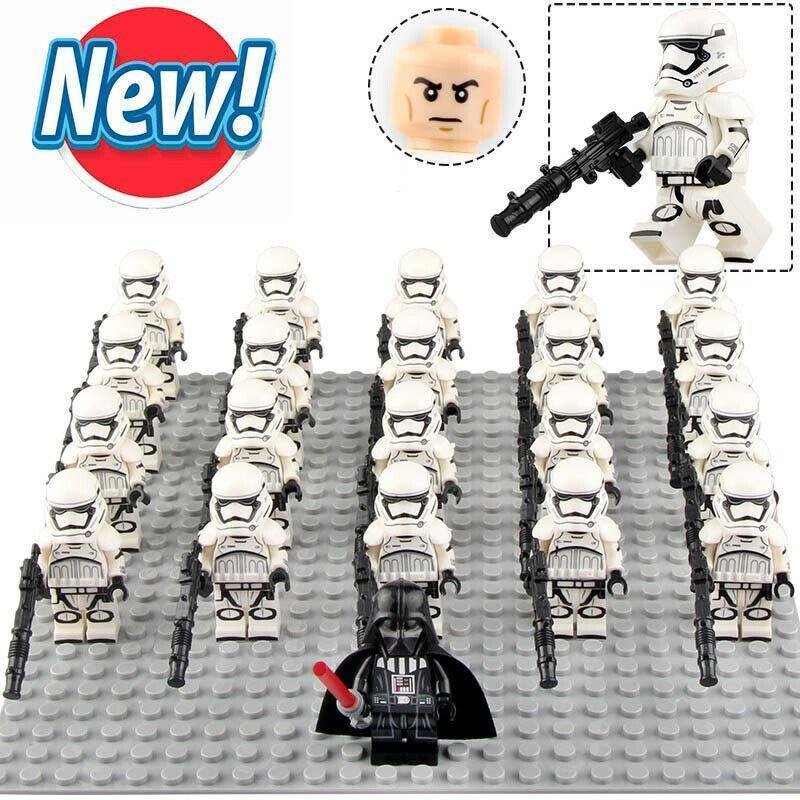21Pcs/set First Order Stormtrooper & Darth Vader Star Wars Minifigures Toys