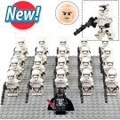21Pcs/set First Order Stormtrooper & Darth Vader Star Wars Minifigures Toys