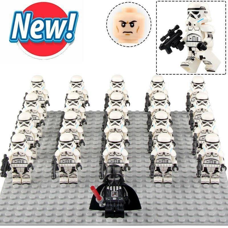 21Pcs/Set Darth Vader Commander Imperial Stormtroopers Star Wars Minifigures