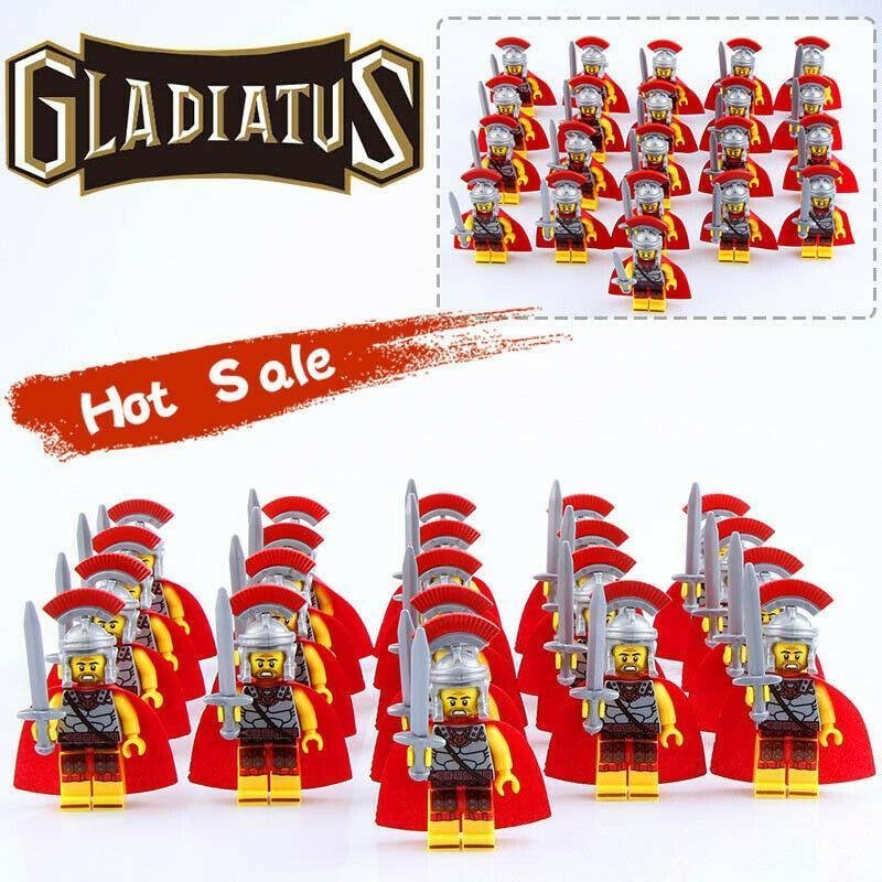 21Pcs/Set Medieval Roman Military Centurion Rome Soldiers Minifigures Toys