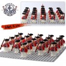 21Pcs/set Redcoat The British Army The American Civil War Minifigures Toys