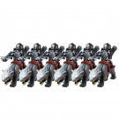 12Pcs Uruk-Hai Army Riding the Gray Wolf The Lord Of The Rings Minifigures
