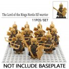 11Pcs/set Elves Archers - Noldor warrior The Lord Of the Rings Minifigures