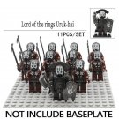 11Pcs/set Uruk-Hai Berserker Army Military The Lord Of The Rings Minifigures