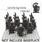 11Pcs/set Uruk-Hai Shaman Army Military The Lord Of The Rings Minifigures