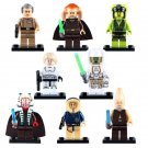 8pcs/lot Star Wars Han Solo Tarkin Luke Saesee Tiin Shaak Ti Minifigures