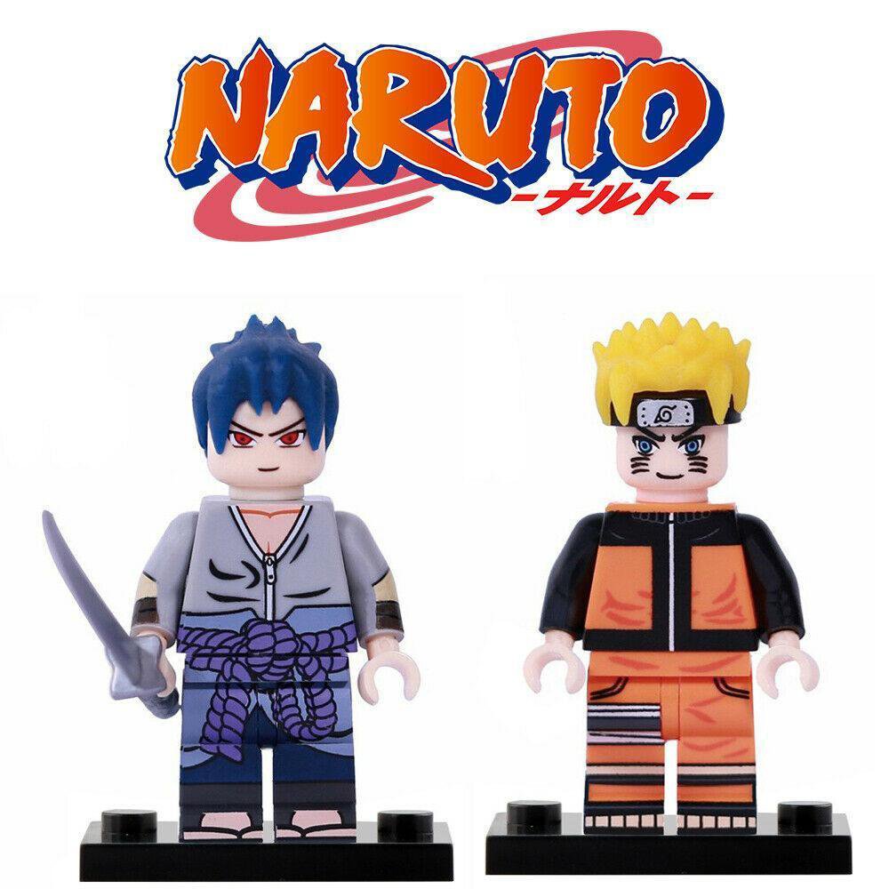 Naruto & Sasuke Bundle Pack Minifigures Gift Toy For Kids