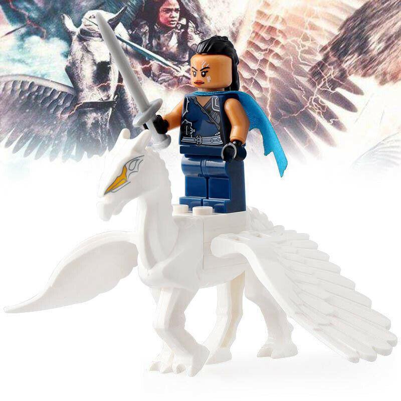 Valkyrie & Battle Horse - Marvel Thor Ragnarok Custom Minifigures Block Toy
