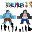 2Pcs Big Size Luffy Gear Fourth & Nightmare Luffy One Piece Minifigures Toy