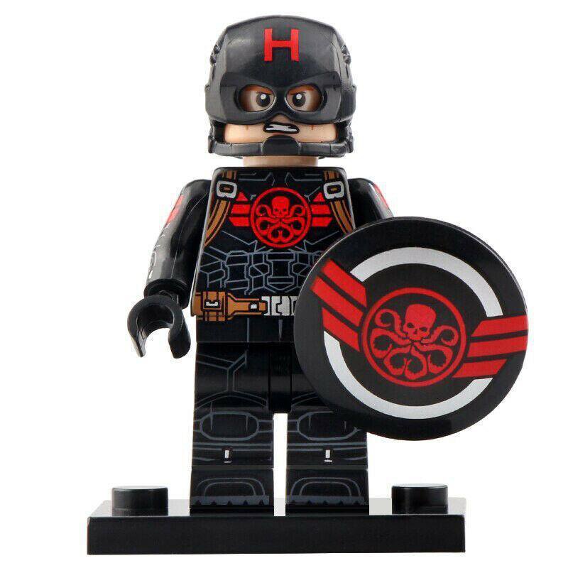 Captain America Captain Hydra Custom Minifigure Marvel Universe LEGO Compatible 