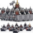 8Pcs/set Dwarves Warrior The Dwarf Army The Hobbit Lord Of The Rings Minifigures