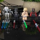 6pcs Star Wars Villains Count Dooku Grievous Pong Krell Darth Maul Minifigures