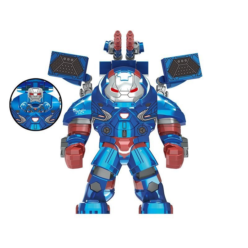 Big Size War Machine Iron Patriot Hulkbuster Avengers Endgame Minifigures Toy
