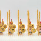 10pcs Ancient Greece Hoplites the Legion Greek Hoplites Minifigures Toys