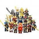 16pcs Different Armor Medieval Japan Samurai Warriors Shogun General Minifigures