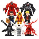 8Pcs/set Marvel Venom and Carnage Eddie Brock Scream Cletus Kasady Minifigures