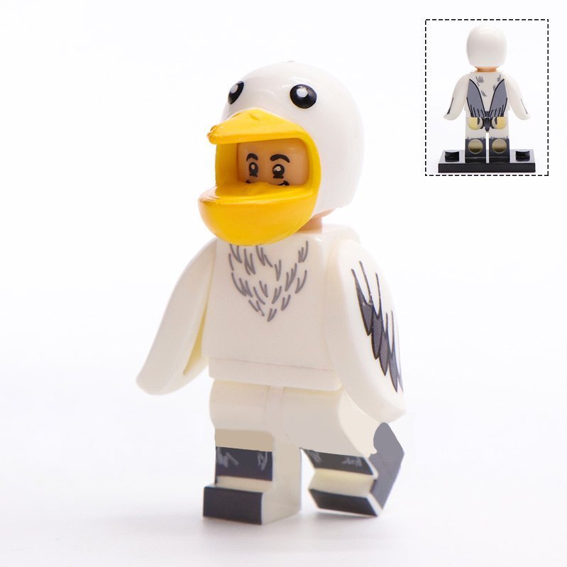 Pelican Guy - Mascot Animal Costume Minifigures Toy