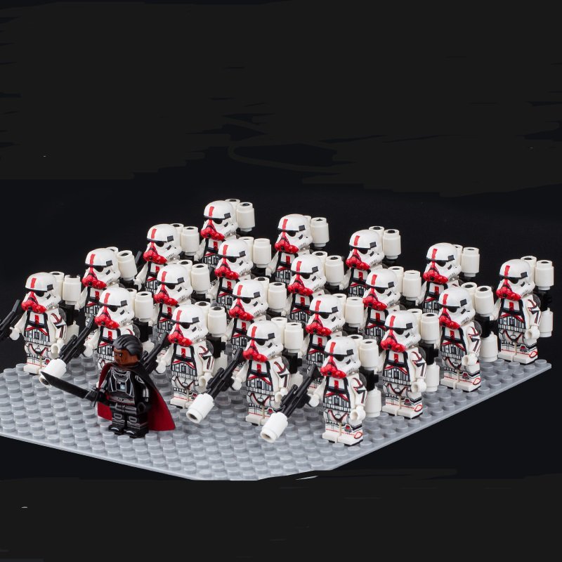 21pcs Star Wars The Mandalorian Moff Gideon Incinerator troopers Minifigures Toy