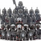 16pcs The Lord of the Rings Uruk-hai Mordor Orcs Dol Guldur Orcs Minifigures Toy