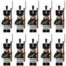 10pcs Napoleonic Wars Prussian Silesian Infantry Minifigures Building Toys