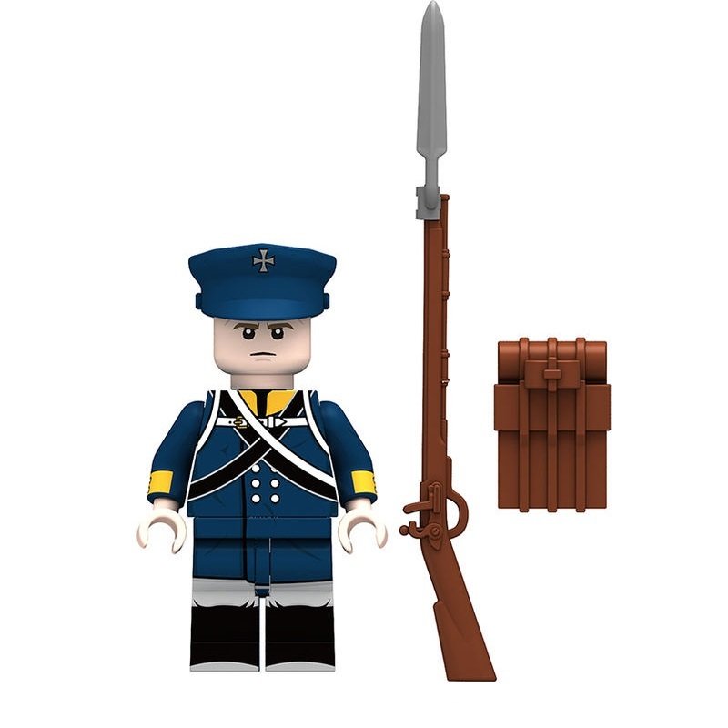 Prussian Landwehr Napoleonic Wars Minifigures Building Toys