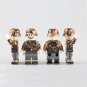 8pcs WW2 German Infantry Erbsenmuster Camouflage Minifigures Weapons Accessories