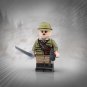 6pcs WW2 Imperial Japanese Infantry Soldiers Minifigures Weapons and Accessories