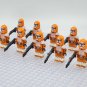 10pcs Star Wars Phase 2 Bomb Squad Troopers Minifigures Weapons and Accessories