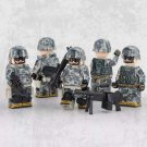 5pcs Modern Army US Army 82nd Airborne Division Minifigures Weapons Accessories