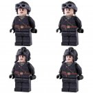 4pcs WW2 Soviet Tank Crew Tank driver Minifigures Accessories
