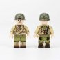 4pcs WW2 US Army Rangers Soldiers Minifigures Set Weapons and Accessories