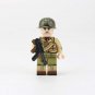 4pcs WW2 US Army Rangers Soldiers Minifigures Set Weapons and Accessories